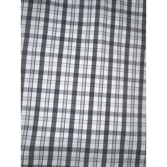 Columbia Shirt Mens Large Button Roll Up Long Sleeve Plaid Grey‎ White Outdoor - Picture 5 of 9